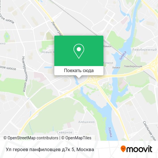 Карта Ул героев панфиловцев д7к 5