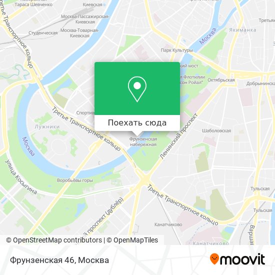 Карта Фрунзенская 46