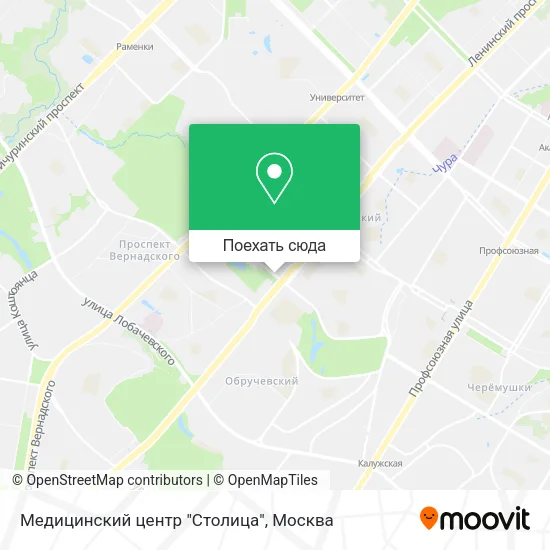 Карта Медицинский центр "Столица"