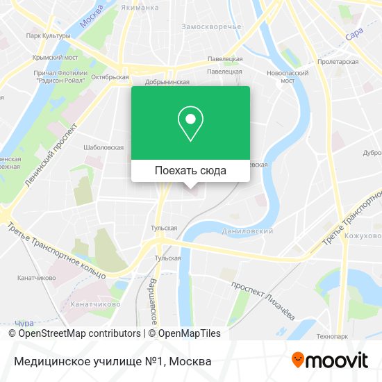 Карта Медицинское училище №1