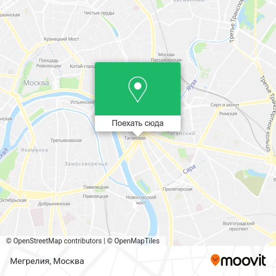 Карта Мегрелия