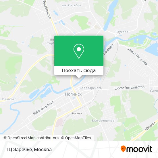 Карта ТЦ Заречье