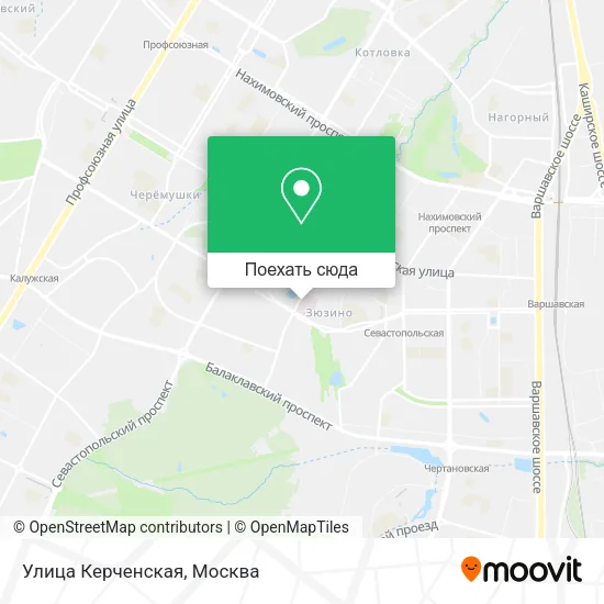 Карта Улица Керченская