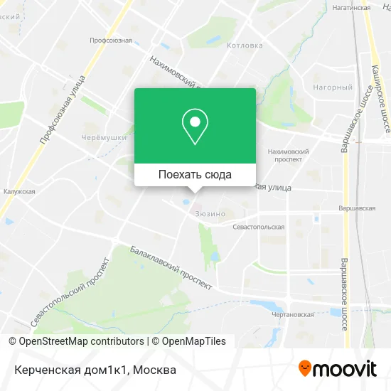 Карта Керченская дом1к1