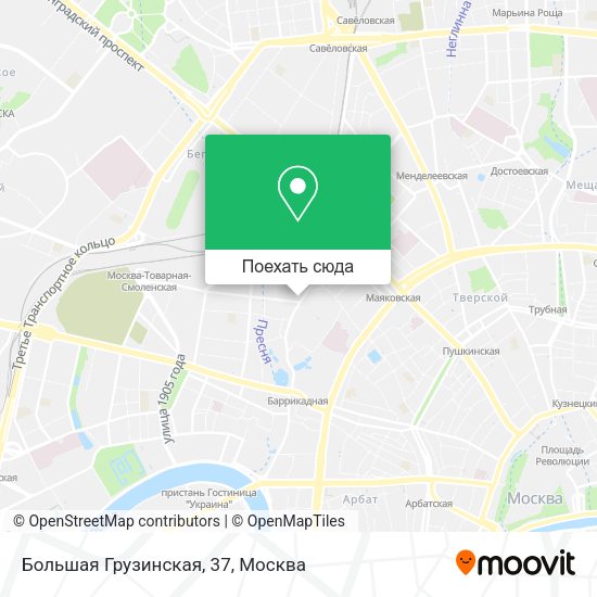 Карта Большая Грузинская, 37