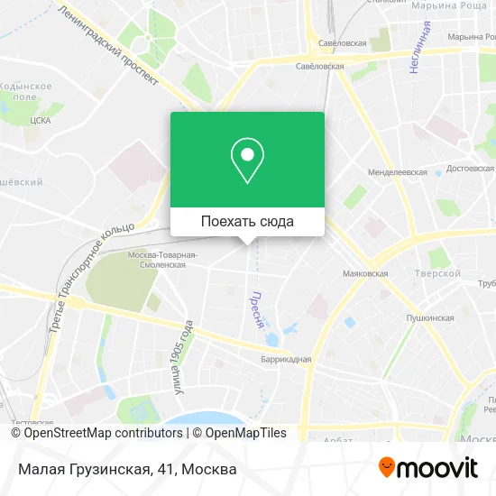 Карта Малая Грузинская, 41