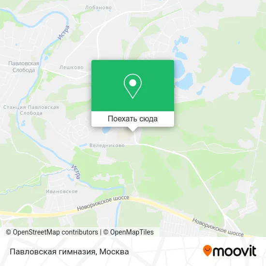 Карта Павловская гимназия