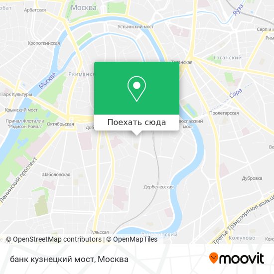 Карта банк кузнецкий мост