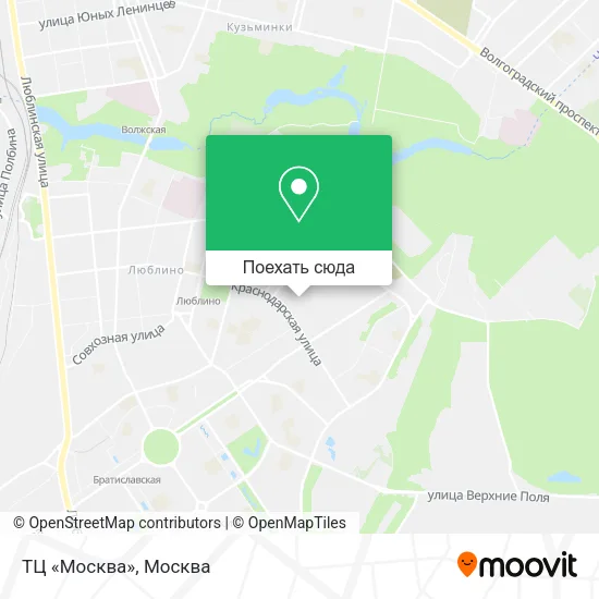 Карта ТЦ «Москва»