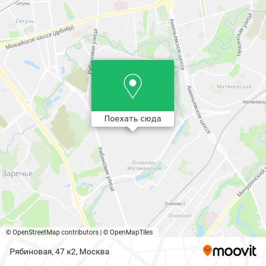 Карта Рябиновая, 47 к2