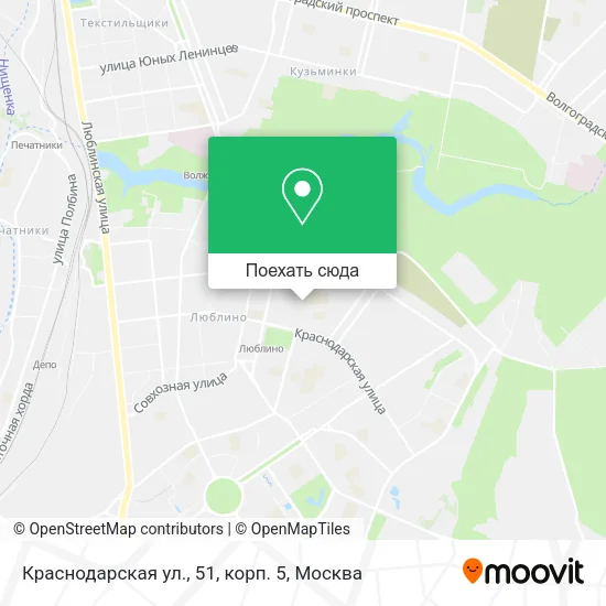 Карта Краснодарская ул., 51, корп. 5