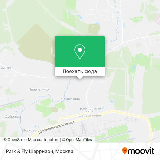 Карта Park & Fly Шерризон