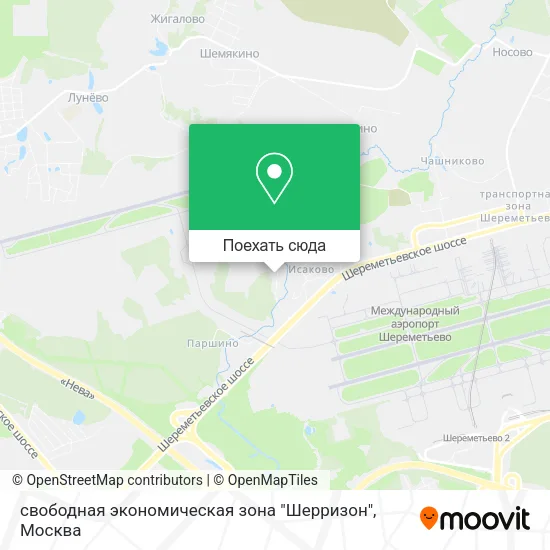 Карта свободная экономическая зона "Шерризон"