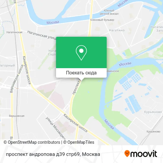 Карта проспект андропова д39 стр69