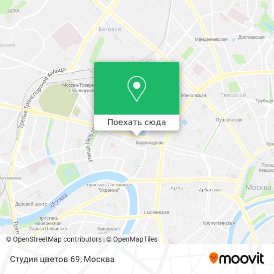 Карта красная пресня москва