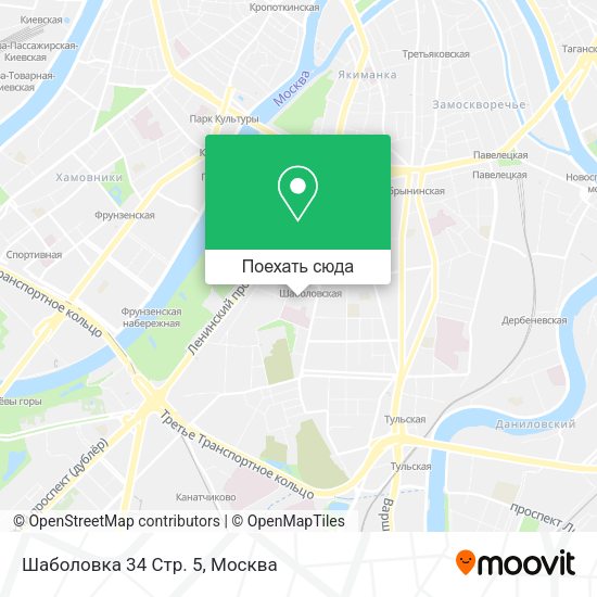 Карта Шаболовка 34 Стр. 5