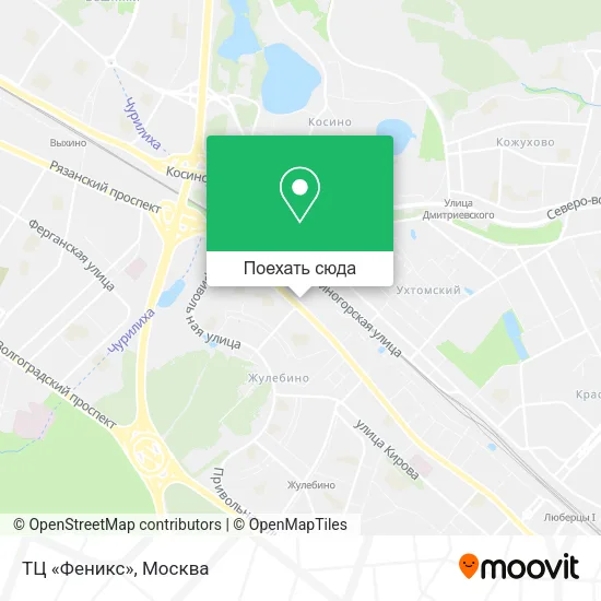 Карта ТЦ «Феникс»