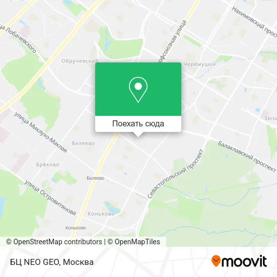 Карта БЦ NEO GEO