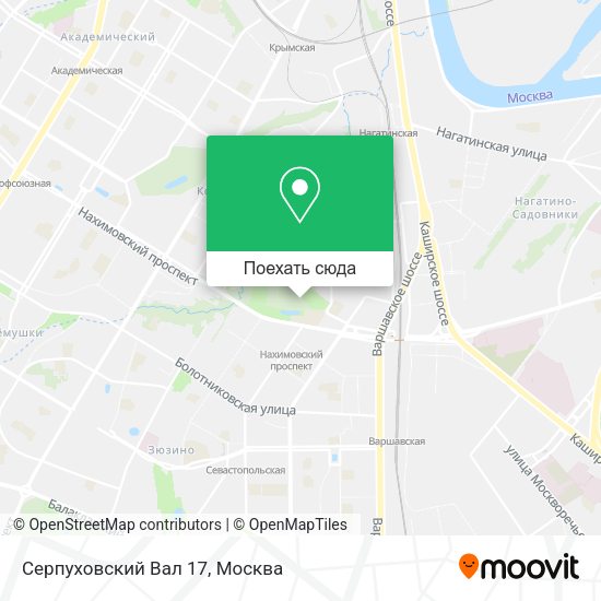 Карта Серпуховский Вал 17