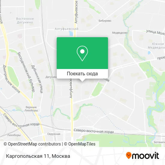 Карта Каргопольская 11