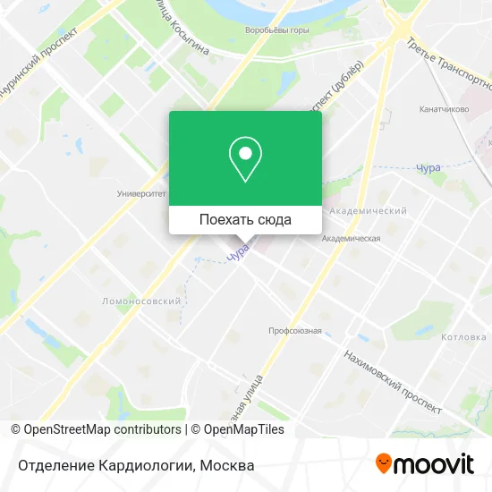 Карта Отделение Кардиологии