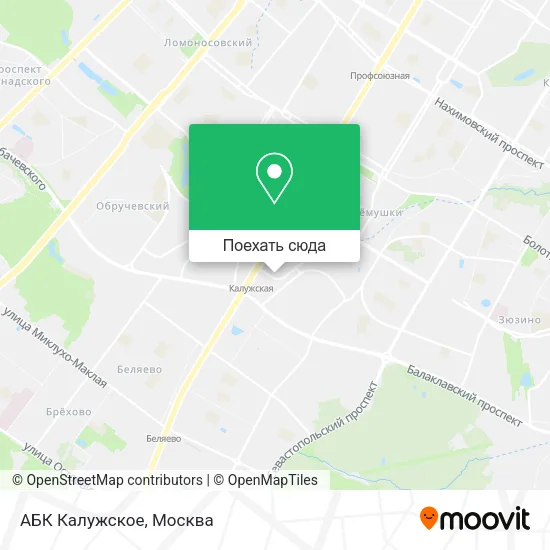 Карта АБК Калужское