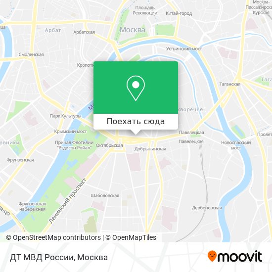 Карта ДТ МВД России