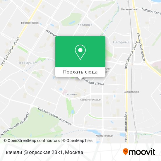Карта качели @ одесская 23к1