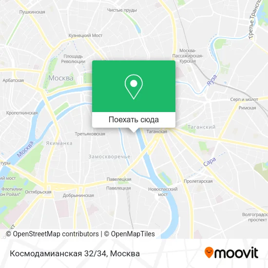 Карта Космодамианская 32/34