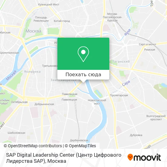 Карта SAP Digital Leadership Center (Центр Цифрового Лидерства SAP)