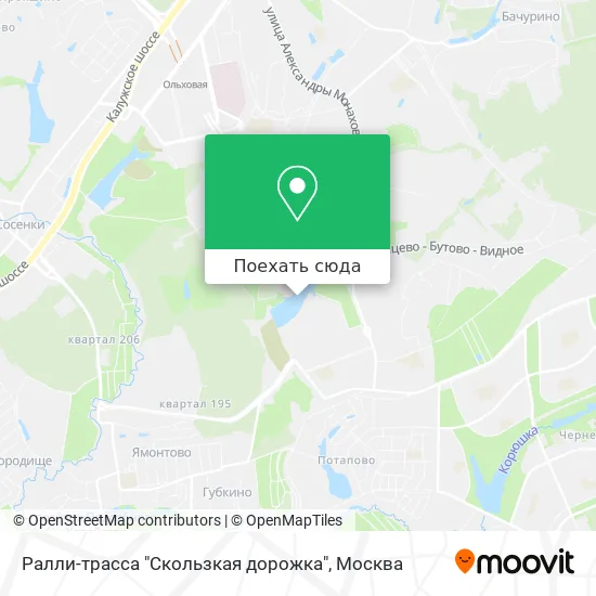 Карта Ралли-трасса "Скользкая дорожка"