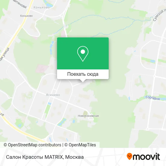 Карта Салон Красоты MATRIX