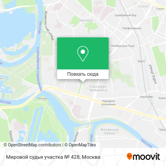 Карта Мировой судья участка № 428