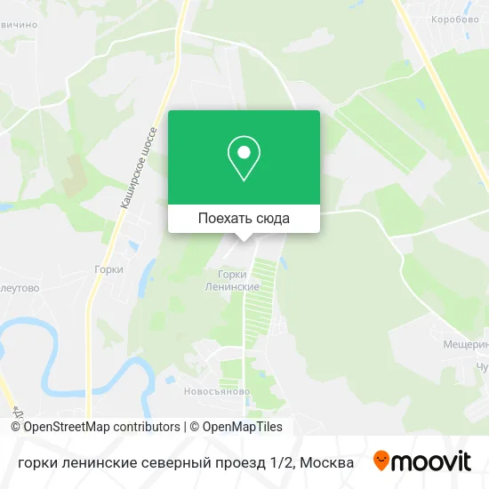 Карта горки ленинские северный проезд 1 / 2