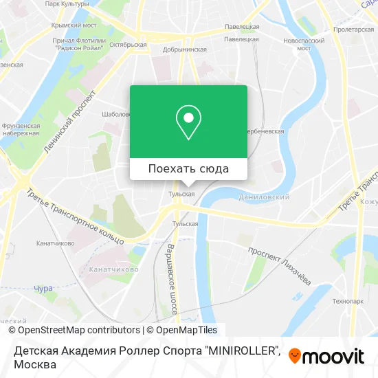 Карта Детская Академия Роллер Спорта "MINIROLLER"