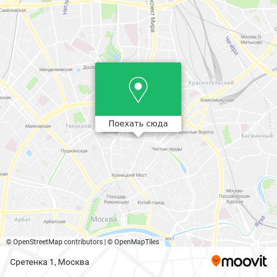 Карта Сретенка 1