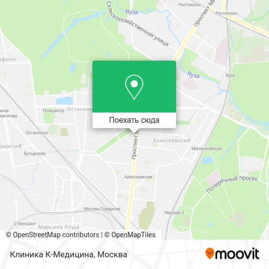 Карта Клиника К-Медицина