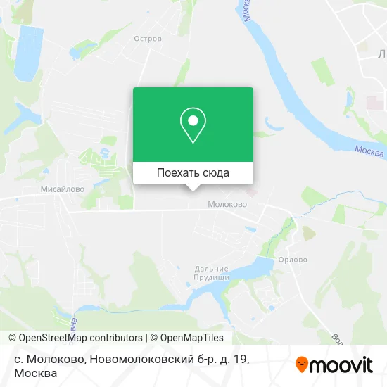 Карта с. Молоково, Новомолоковский б-р. д. 19