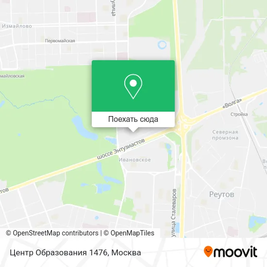 Карта Центр Образования 1476