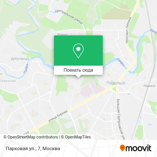 Карта Парковая ул., 7
