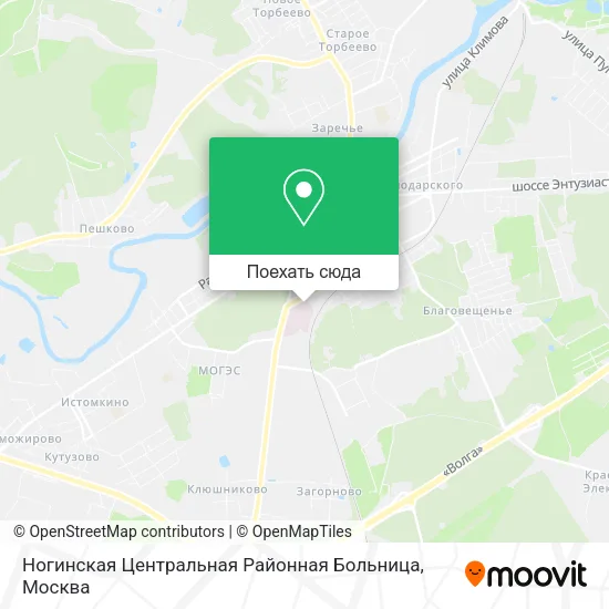 Карта Ногинская Центральная Районная Больница