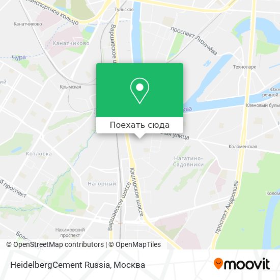 Карта HeidelbergCement Russia