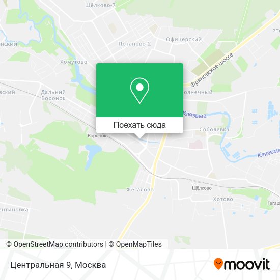 Карта Центральная 9