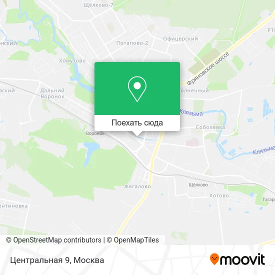 Карта Центральная 9