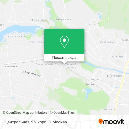 Карта Центральная, 96, корп. 3
