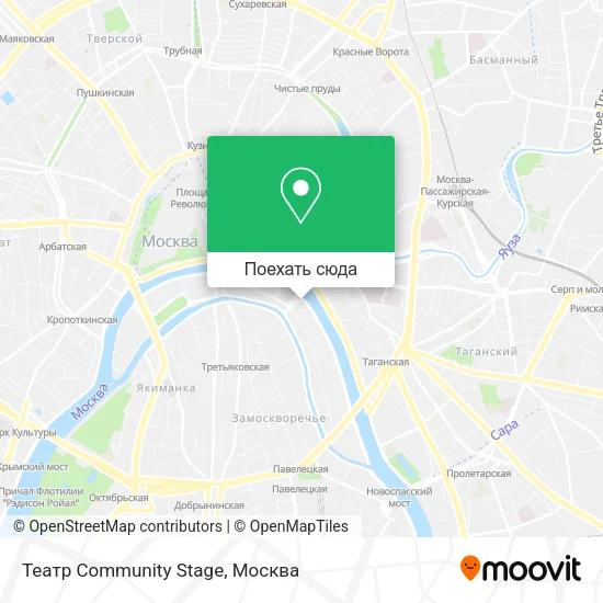 Карта Театр Community Stage