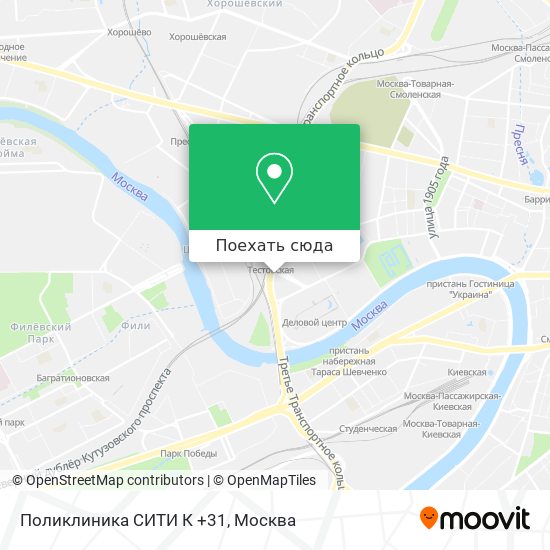 Карта Поликлиника СИТИ К +31