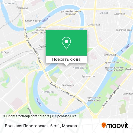 Карта Большая Пироговская, 6 ст1