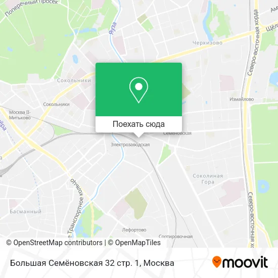 Карта Большая Семёновская 32 стр. 1