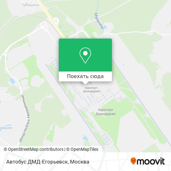 Карта Автобус ДМД-Егорьевск